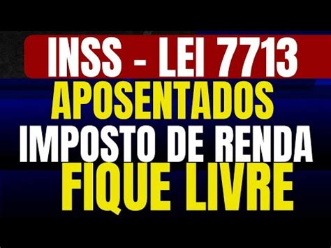 Aposentados E Pensionistas Lei Veja Como Garantir Sua Isen O Do