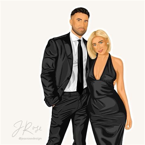 Couples Custom Illustration Custom Portrait Illustration Couple