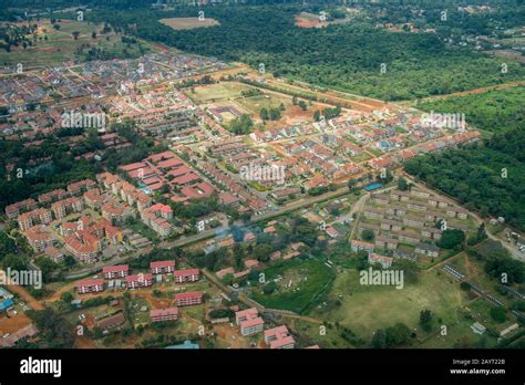 Aerial view of suburbs of Nairobi, Kenya Stock Photo - Alamy