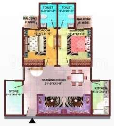 3 BHK Apartment Flat For Sale In BBD Green City Lotus Court Faizabad