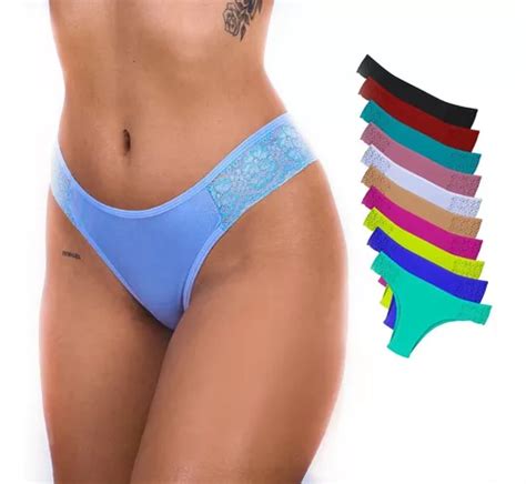 Calcinha Sex Microfibra Antial Rgica Renda Sexy Kit Mercadolivre