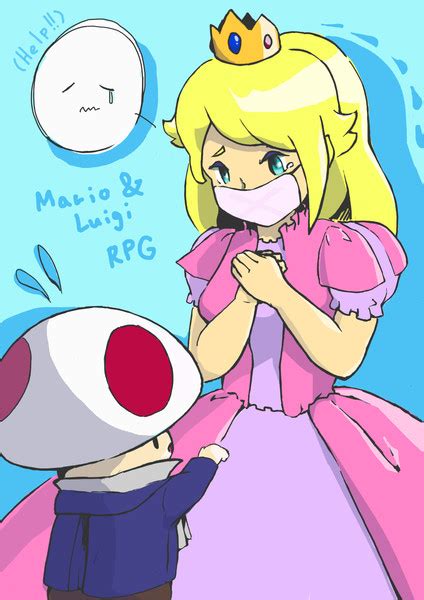 おしゃべり禁止のピーチ姫マリオandルイージrpg むめも さんのイラスト ニコニコ静画 イラスト