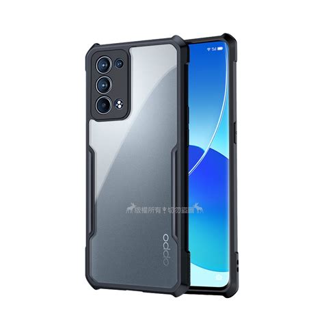 Xundd 軍事防摔 Oppo Reno6 Pro 5g 鏡頭全包覆 清透保護殼 手機殼夜幕黑 Oppo適用手機殼套 Yahoo奇