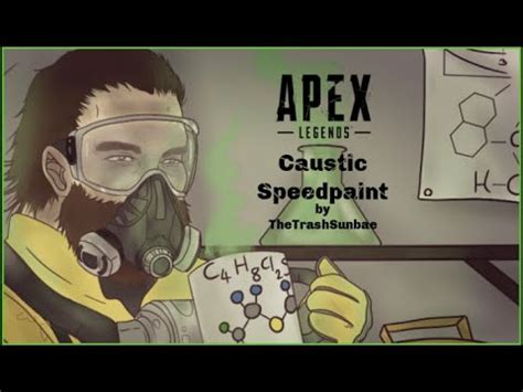 Caustic Is Toxic Apex Legends Clipstudio Speedpaint Youtube