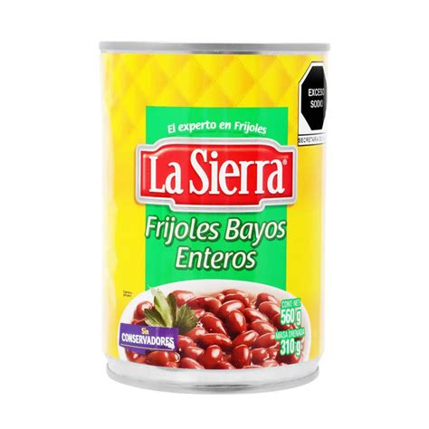 Frijoles Bayos La Sierra Enteros En Lata 560 G Fénix El Super De Casa