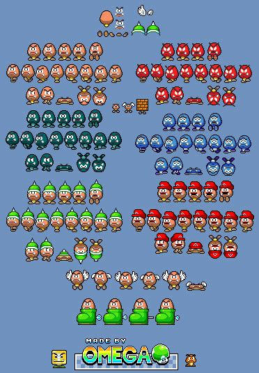 Mario Goomba Sprite Sheet