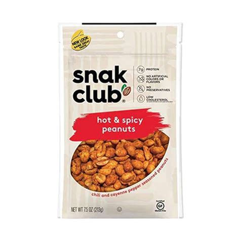 Snak Club Peanuts Hot And Spicy Premium Pack