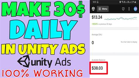 How To Make 30 Daily In Unity Ads Unity Ads High ECPM Trick Unity