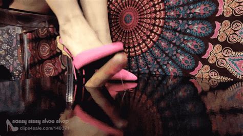 Lightning Bolt Heels Trampling Hot Cock Pedal Pumping WMV SD Sassy Sissy Shoe Shop Clips Sale