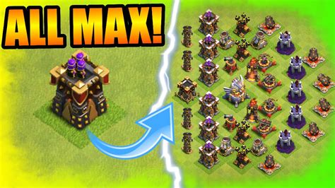 Clash Of Clans We Have Done It All Max Town Hall 11 Defenses Coc 2016 Youtube