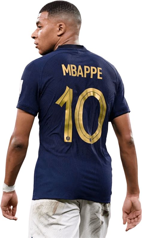 Kylian Mbappé France football render FootyRenders