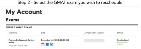 How To Reschedule Or Cancel Gmat Exam Explained With Pictures