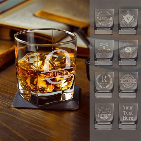 Personalised Whiskey Glass Etsy Uk