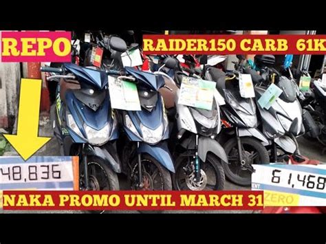 Murang Bilihan Ng Secondhand Na Motor Naka Promo Until March 31 2023