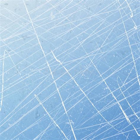 Textures Blue Ice Ice Rink Overhead View Nature Surface Isolated On