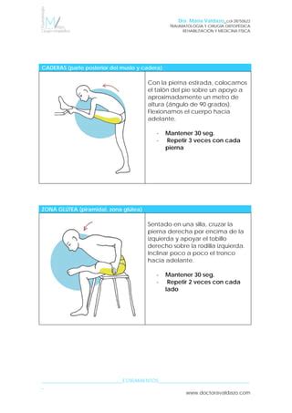 Rutina Ejercicios De Estiramientos Pdf