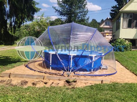 Раздвижные тенты для бассейна - Купол Протект — универсальное защитное ...