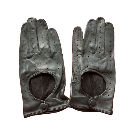 Sakari Sauso Auto Lederhandschuhe Nappa Schwarz CLASSIC STORE