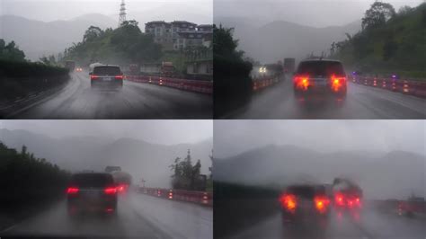 下雨天开车行驶在高速公路暴雨驾驶车辆交通3840x2160高清视频素材下载编号25011659实拍视频光厂vj师网