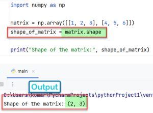 Numpy Shape In Python Examples Python Guides