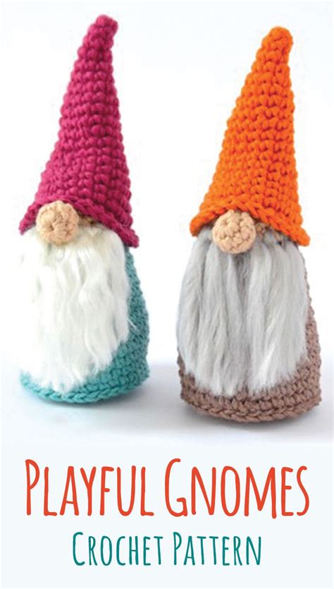 Crochet Gnome Hat Free Pattern