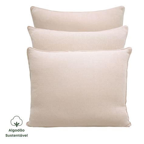 Aime Baby Kids Trio De Almofadas Para Cama Auxiliar Tricot Algodão Blond