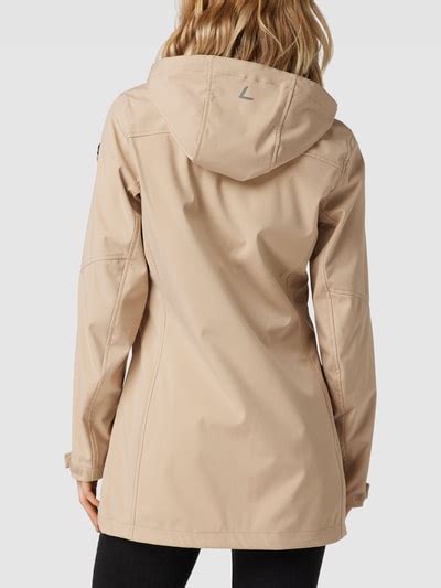 LUHTA Softshell Jacke mit Reißverschlusstaschen Modell ERKKOLA beige