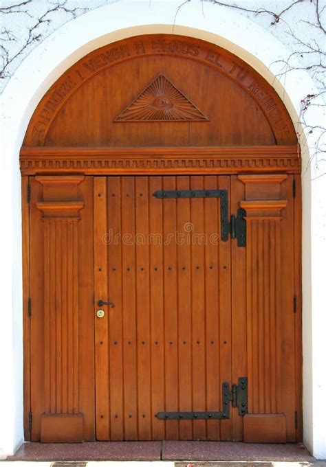 Big Wooden Door Of A Church Stock Image Image Of Church Building 982823