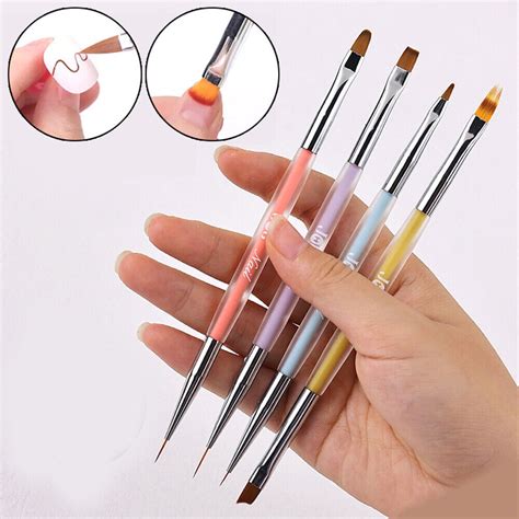 Manucure Peinture Uv Gel Dessin Ongles B Timent Brosse Ongles Ligne