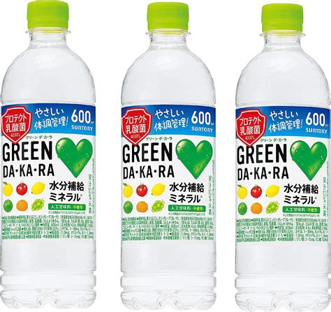 Amazon サントリー GREEN DAKARA スポーツドリンク 600ml3本 黒烏龍茶 スポーツ飲料 通販