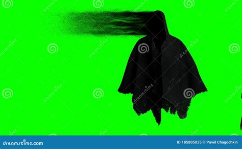 Scary Fear Ghost With Dark Particles 3d Rendering Stock Illustration Illustration Of Dead