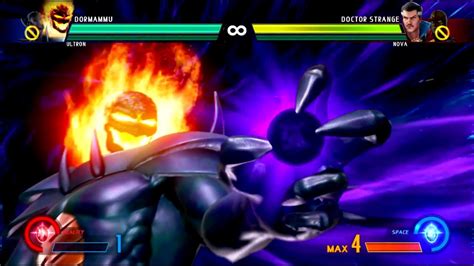 Dormammu All Hyper Combos Command Normals Special Moves Marvel