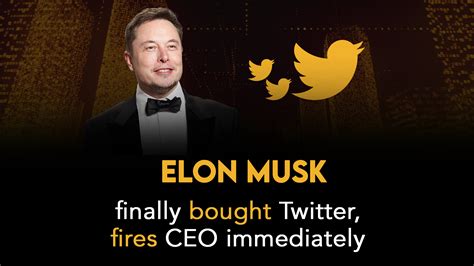 Elon Musk Is Now The Chief Twit After Billion Twitter Takeover