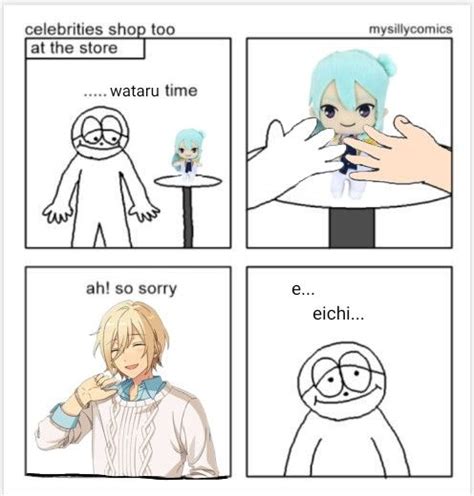 Ensemble Stars Enstars Meme Eichi Wataru Wataei Meme Silly Images