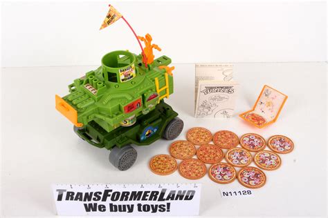 Complete Teenage Mutant Ninja Turtles Tmnt® Original Toyline Vehicles Turtle Pizza Thrower Sku