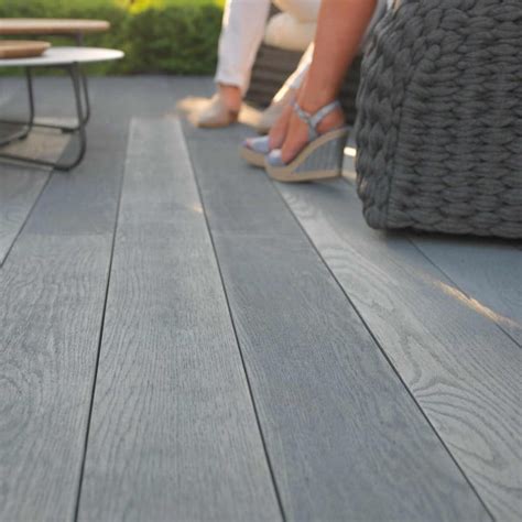 Millboard Enhanced Grain Brushed Basalt Decking Boards Kebur Garden