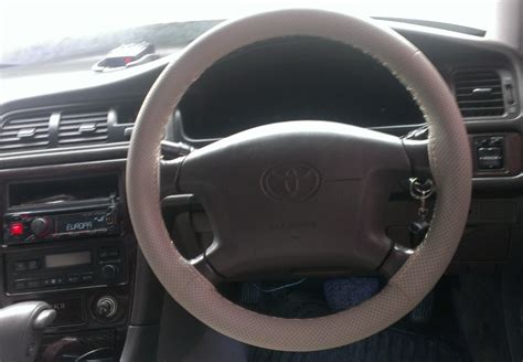 Оплетка со шнуровкой на руль из перфорированной кожи — Toyota Mark II ...