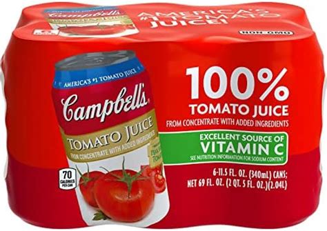 Amazon Campbell S Tomato Juice Tomato Juice Oz Bottle