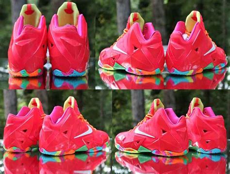 Nike Lebron 11 Xi Fruity Pebbles Size 7y Crimson White 621 Flickr