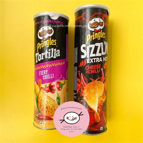 Jual Pringles Tortilla Fiery Chilli Pringles Sizzl N Cheese Chilli