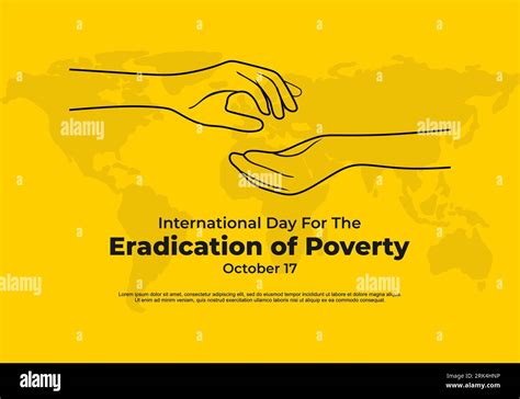 International Day For The Eradication Of Poverty Poster On October 17