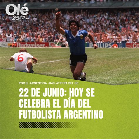 dirigir brecha Elocuente día del futbolista argentino Articulación plan