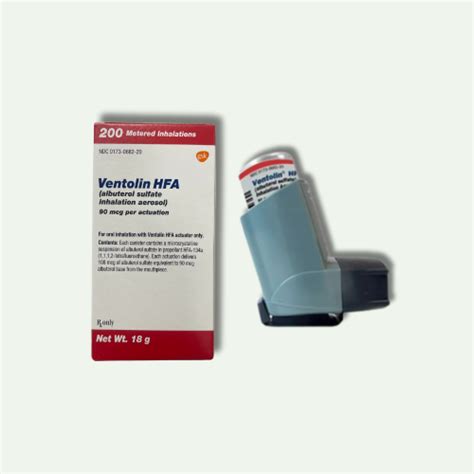 Albuterol HFA Inhaler (Brand Ventolin)