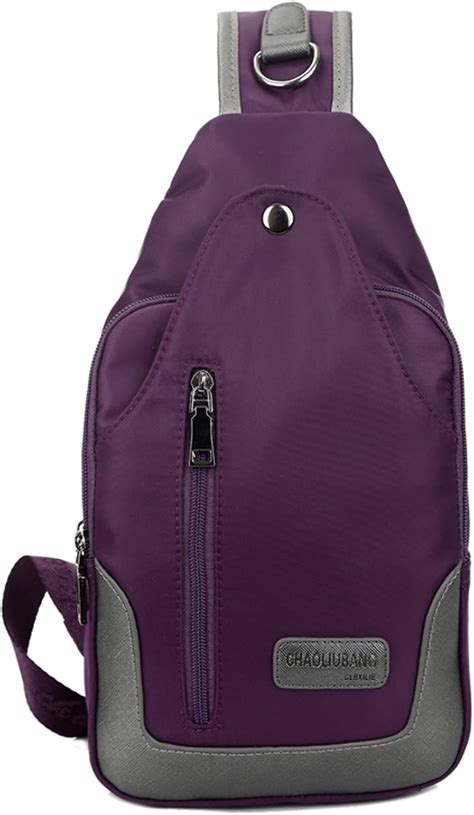 MeCooler Sac bandoulière Sac en Poitrine Femme Sac Porté épaule Homme