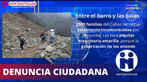 La Vida Entre Balas Y Barro 3500 Flias De 65 Veredas En El Tambo Cauca