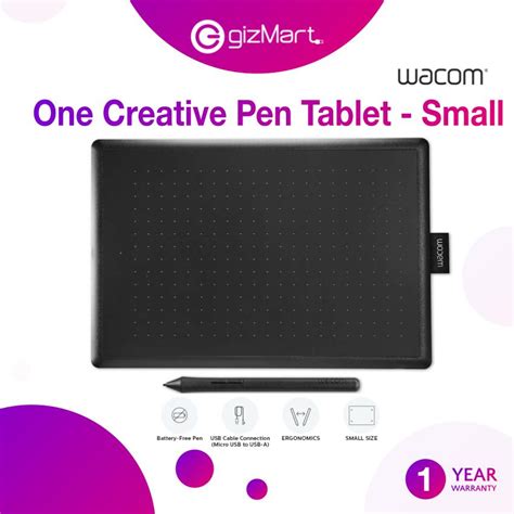 One By Wacom CTL 472 Small Creative Pen Tablet For Windows M C CTL