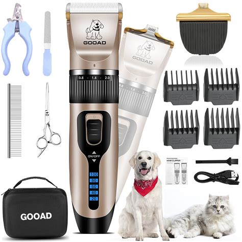 Pet Shaver Rechargeable Cordless Electric Hair Clippers Set Glwec In