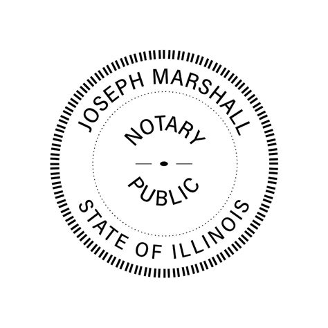 Jl Illinois Notary Stamp Best Notary Stamp In Illinois