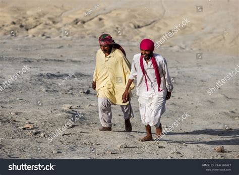 Hingol Pakistan March Hindu Yatris Stock Photo