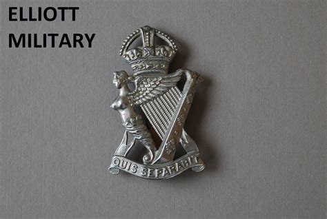 Royal Irish Rifles Cap Badge Elliott Military